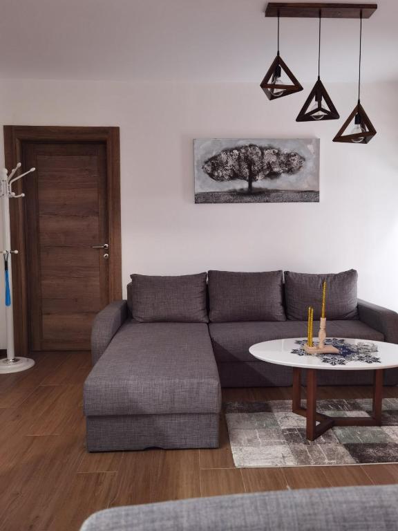 Predel za sedenje v nastanitvi Borovi 2, apartman 7
