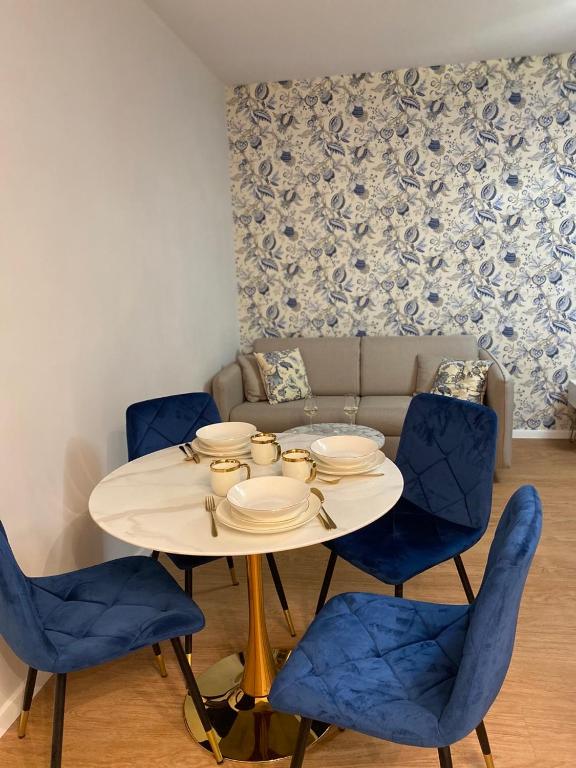 Posedenie v ubytovaní Apartament Long Island Gdańsk