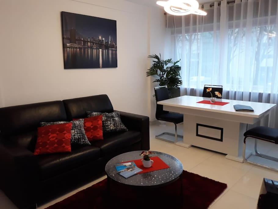 Χώρος καθιστικού στο Beautiful Appartment in ROUEN