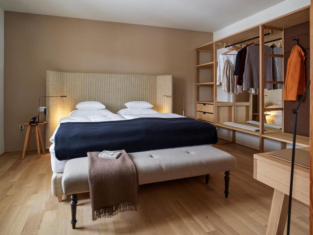 Postel nebo postele na pokoji v ubytování Hotel Schwarzwand