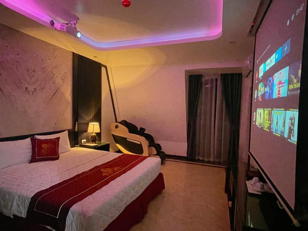 Postel nebo postele na pokoji v ubytování Rosy Hotel