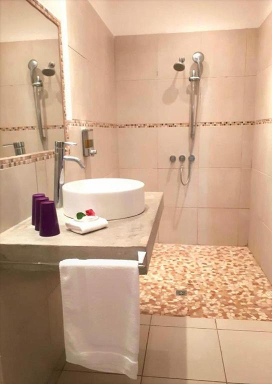 Koupelna v ubytování Casa Mapache