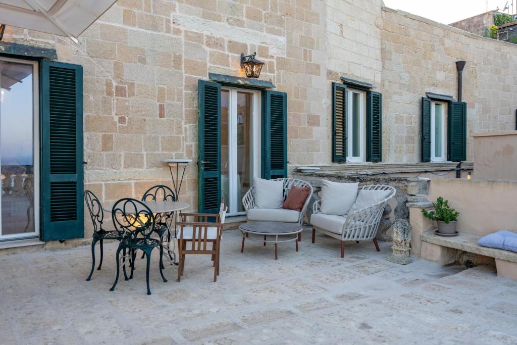 Patio nebo venkovní prostory v ubytování Palazzo De Mori
