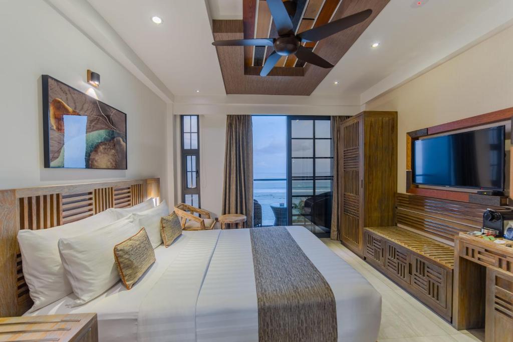 TV a/nebo společenská místnost v ubytování Hotel Ocean Grand at Hulhumale