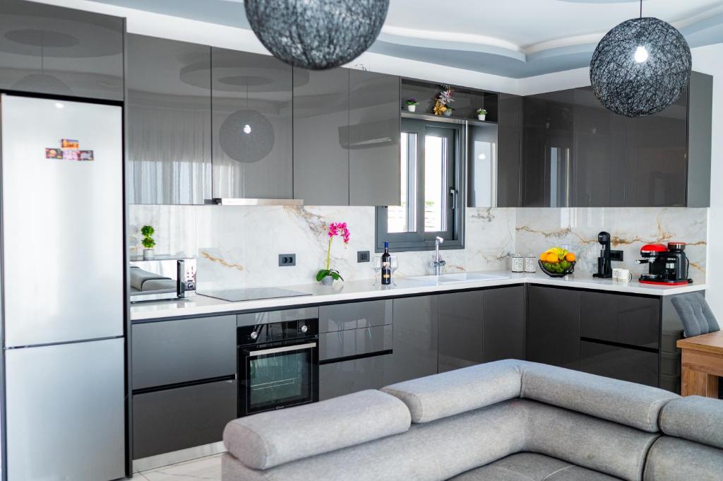 Kuchyň nebo kuchyňský kout v ubytování Sebastian Luxury Homes