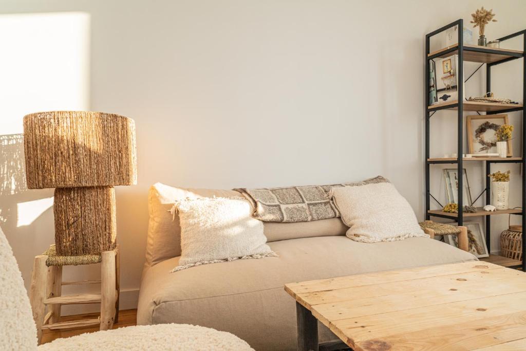 Postel nebo postele na pokoji v ubytování Maison Cachée - Chambres et Appartements en Baie de Somme