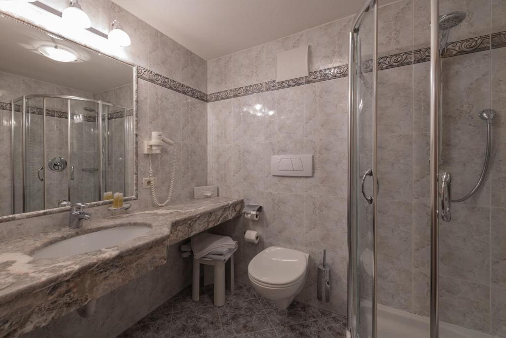 Koupelna v ubytování Cristallo B&B