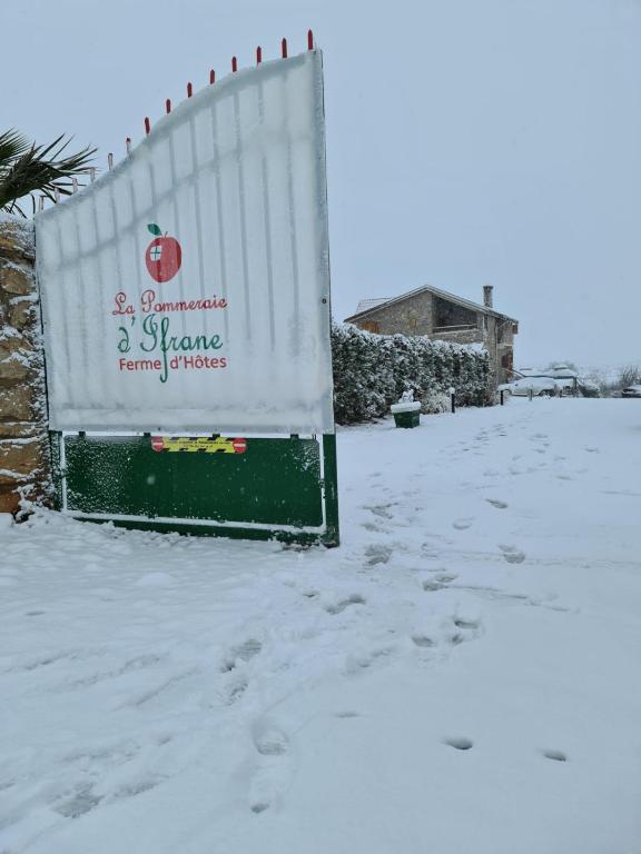 La pommeraie d'Ifrane v zimě