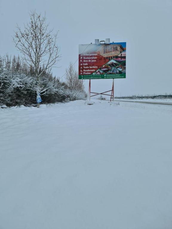 La pommeraie d'Ifrane v zimě