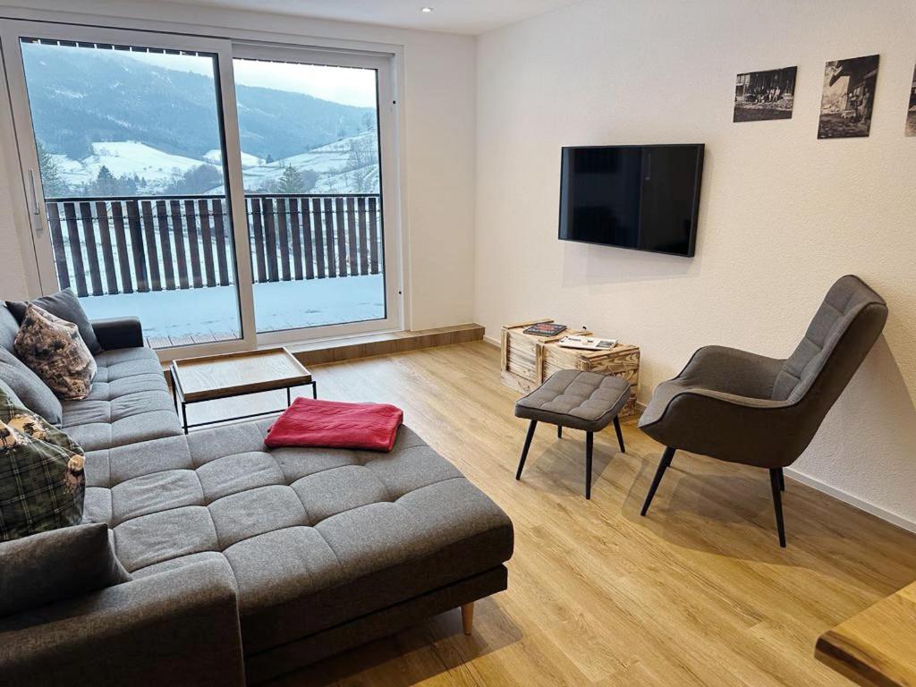 TV a/nebo společenská místnost v ubytování Rohrhardsberg - Stubenhof, Black Forest