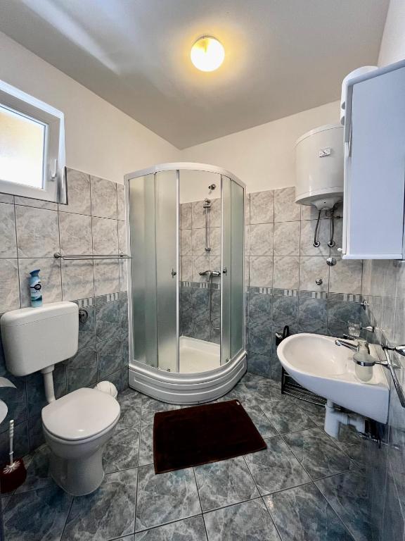 Kúpeľňa v ubytovaní Villa Franco Zadar