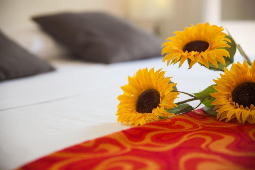 Letto o letti in una camera di B&b Diamond