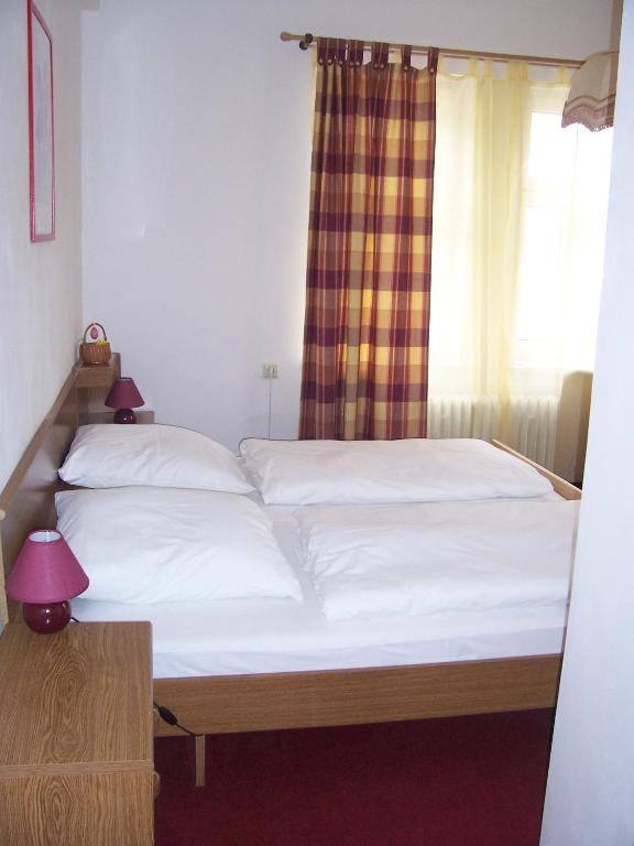 Postel nebo postele na pokoji v ubytování Penzion Haus Regrus