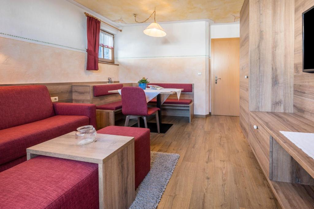 Posezení v ubytování Haus zur Vogelweide App 4