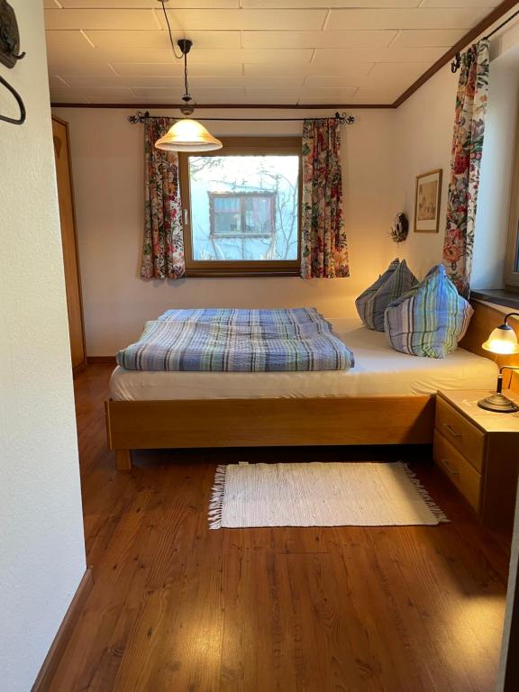Postel nebo postele na pokoji v ubytování Haus Wittig