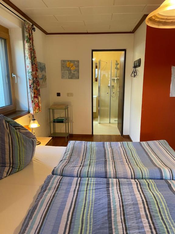 Postel nebo postele na pokoji v ubytování Haus Wittig