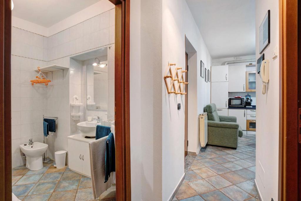 Koupelna v ubytování Casa Giola Omegna