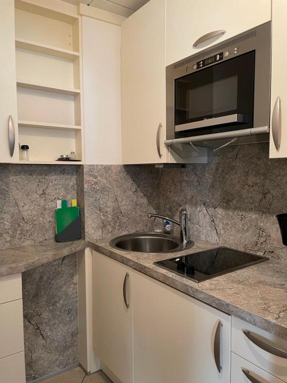 Kuchyň nebo kuchyňský kout v ubytování Haus Wittig