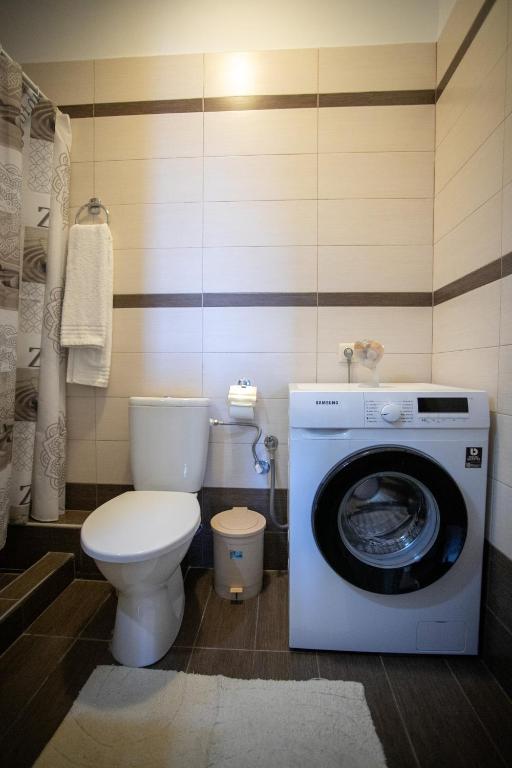 Koupelna v ubytování Nikorina apts