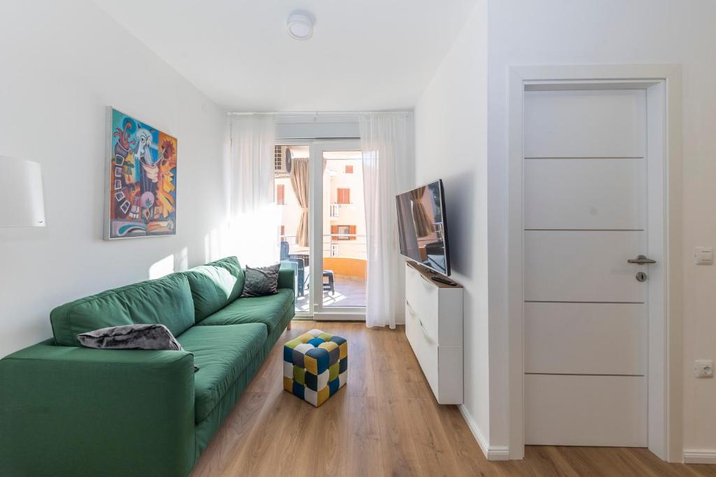 Χώρος καθιστικού στο Apartment Borik