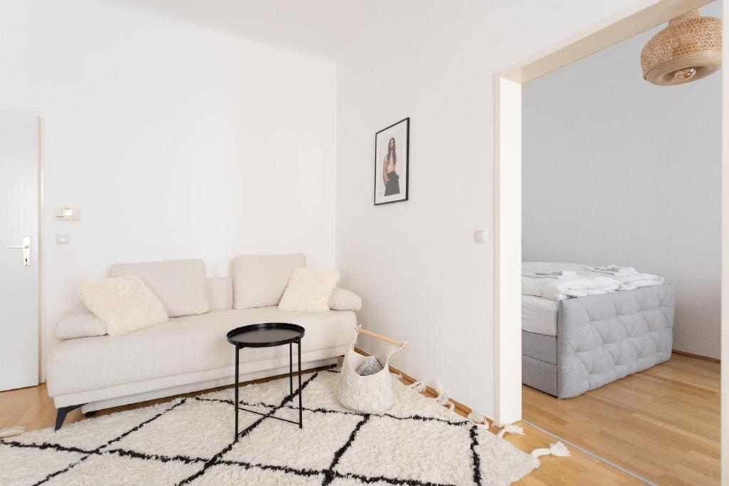 Część wypoczynkowa w obiekcie Vienna City Apartments Krongasse