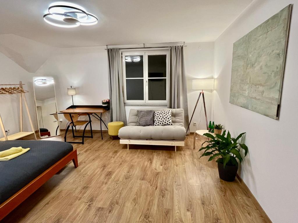 Część wypoczynkowa w obiekcie Apartmány Dlouhá