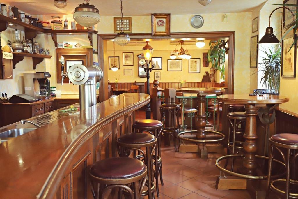 Lounge nebo bar v ubytování Pension Hinz & Kunz