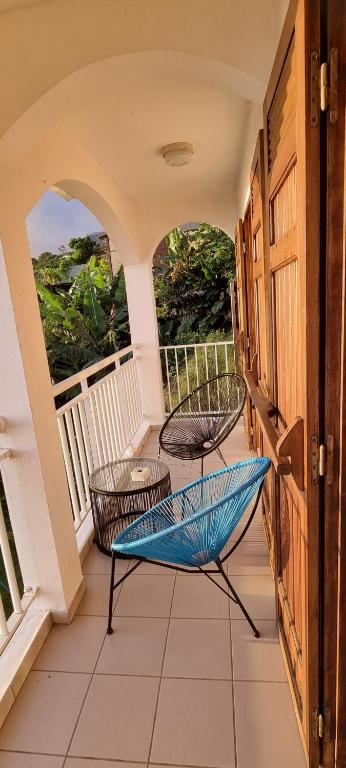 Balkón nebo terasa v ubytování Case Tortue - chambres chez l'habitant - 3 étoiles