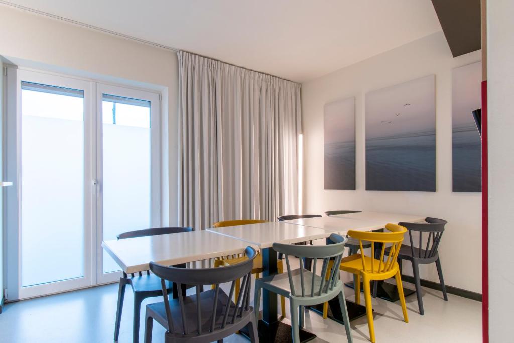 Posezení v ubytování ibis Budget Knokke
