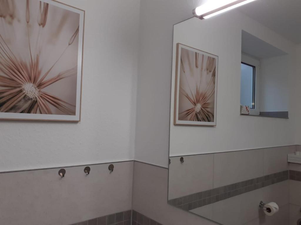 Koupelna v ubytování Haus Mühlenbach
