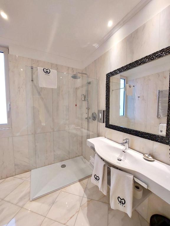 Koupelna v ubytování Hotel San Pietro