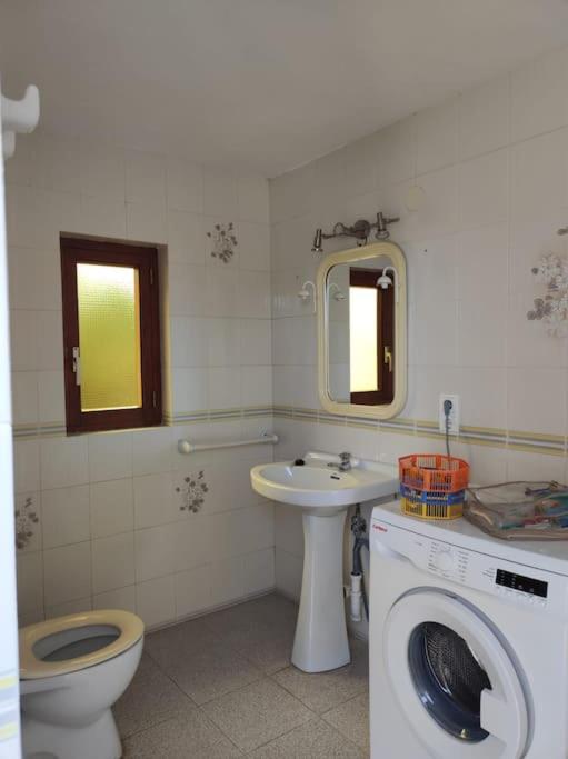 Koupelna v ubytování Casa Agner
