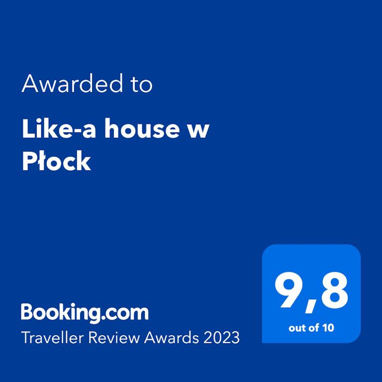 Certifikát, ocenenie alebo iný dokument vystavený v ubytovaní Like-a House Centrum