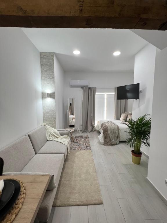 Posezení v ubytování Suites Chic