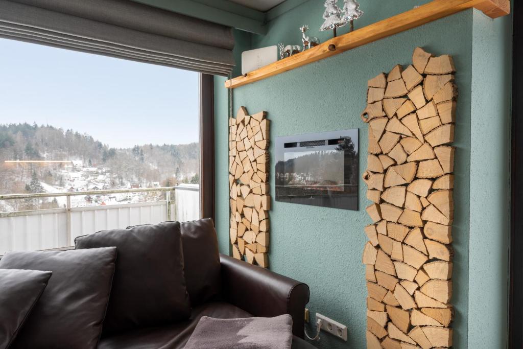 Nespecifikovaný výhled na hory nebo výhled na hory při pohledu z apartmánu
