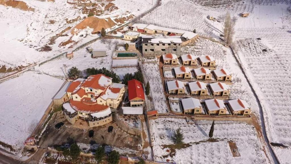 Auberge Tourtite v zimě