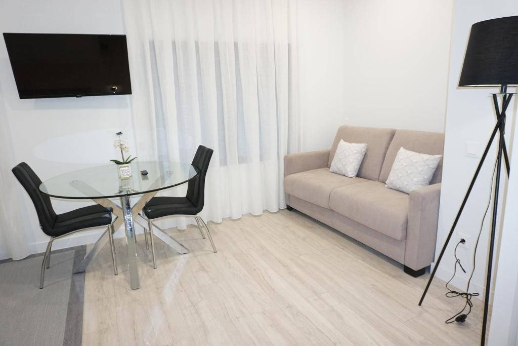 Posezení v ubytování Inés Luna Suites