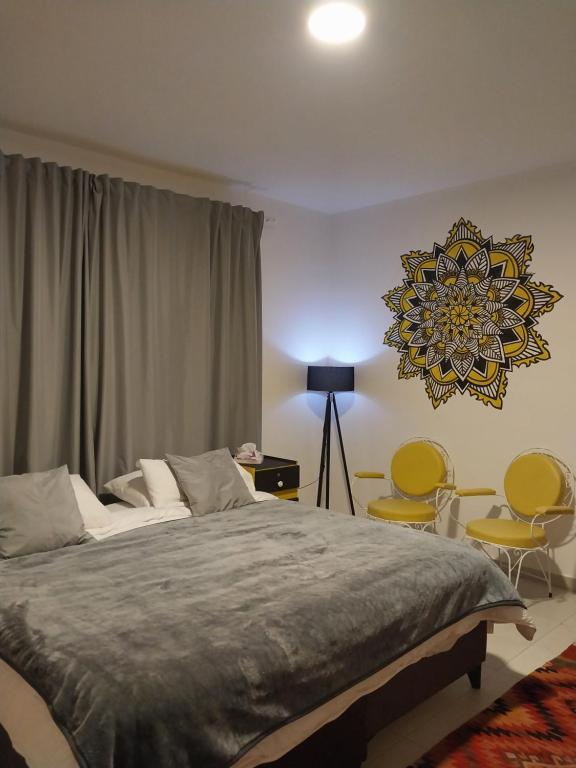 Voodi või voodid majutusasutuse COCO Guesthouse toas