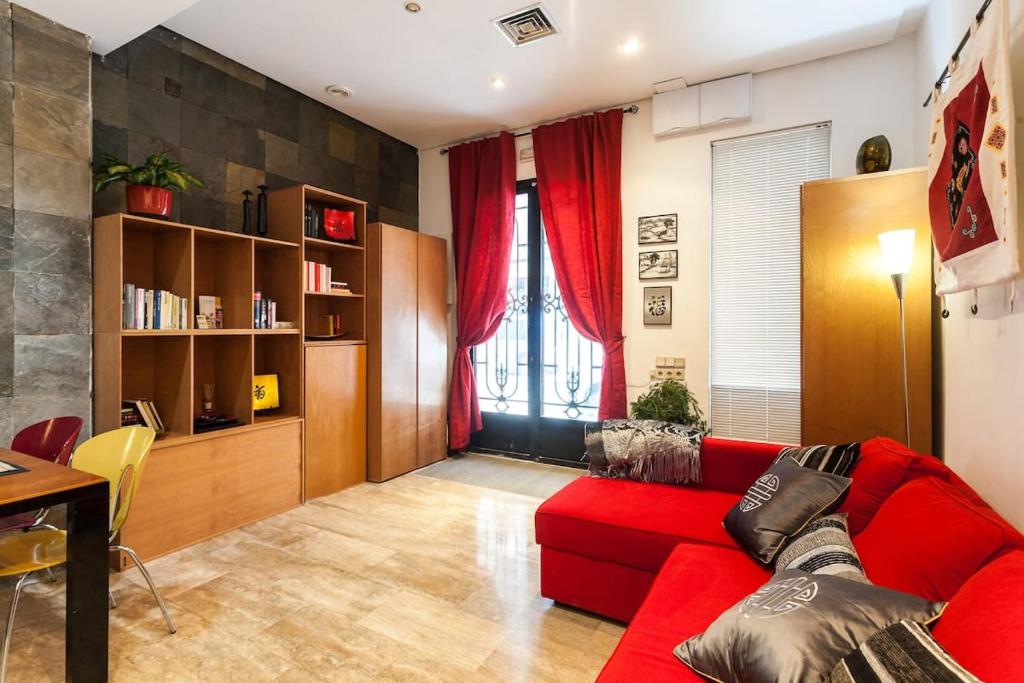 Posedenie v ubytovaní Pequeño Loft en Ruzafa wifi