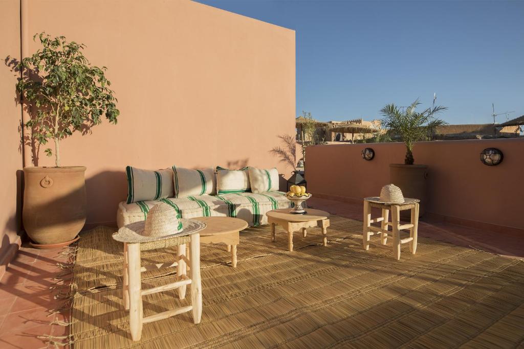 Posezení v ubytování Riad l'Esprit des Patios & Spa