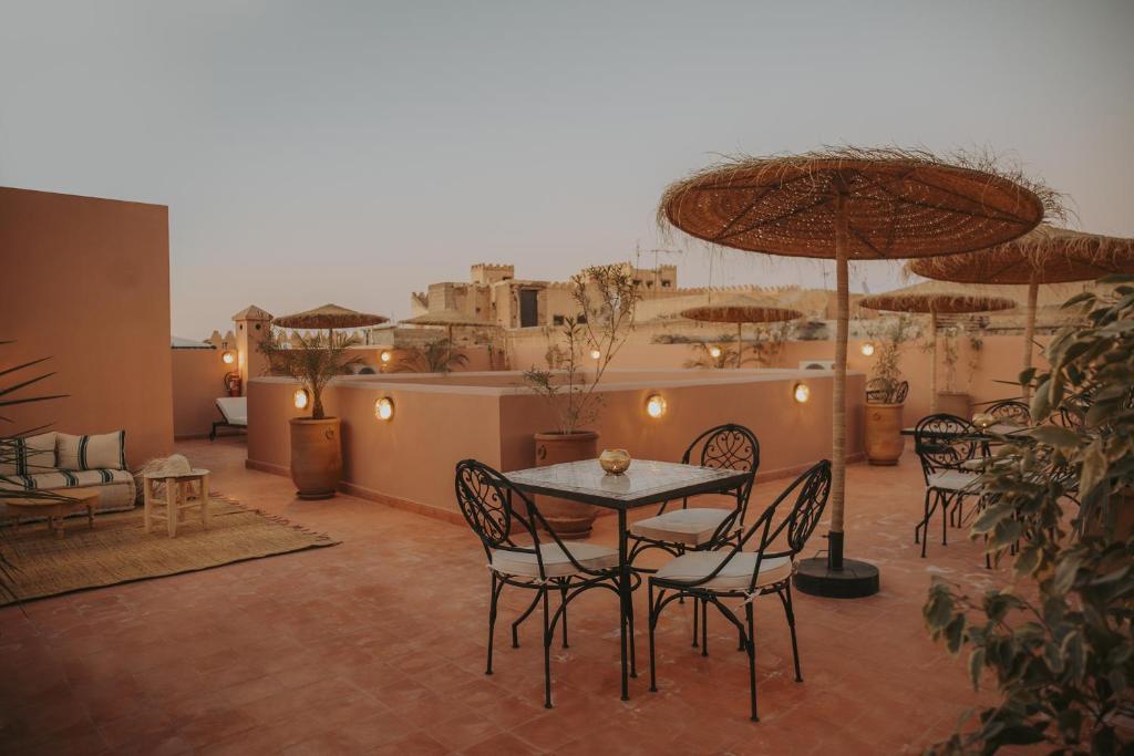 Balkón nebo terasa v ubytování Riad l'Esprit des Patios & Spa