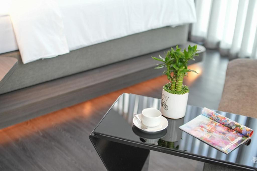 Suite có Ban công và Nhìn ra Thành phố