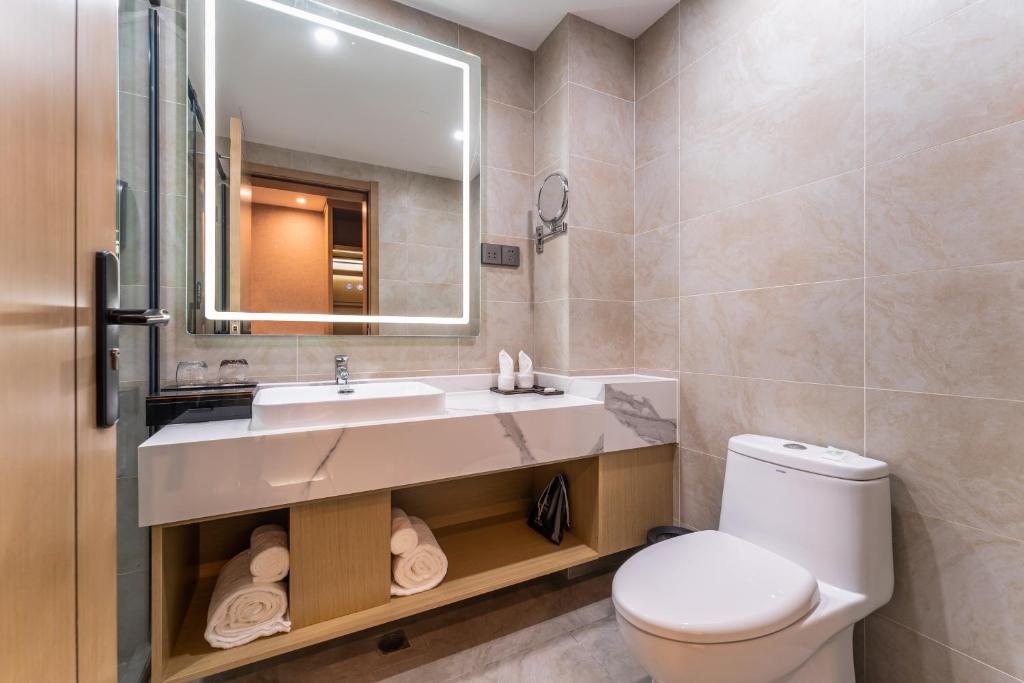 Koupelna v ubytování Joy Fall Hotel