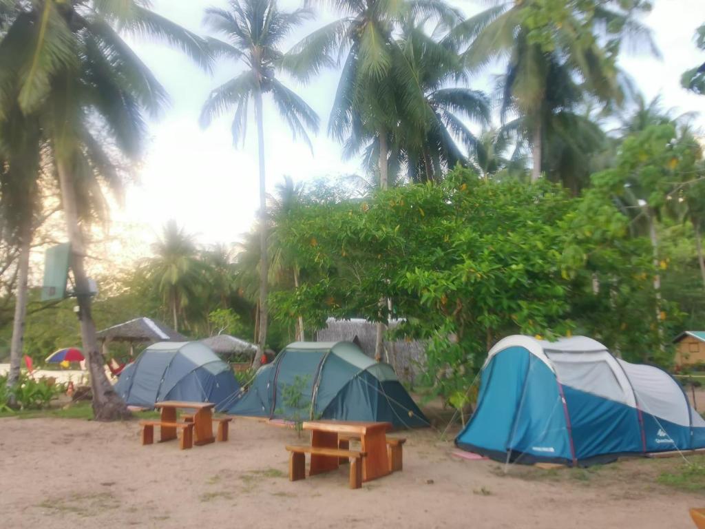 Zahrada ubytování El Nido Beach Camp