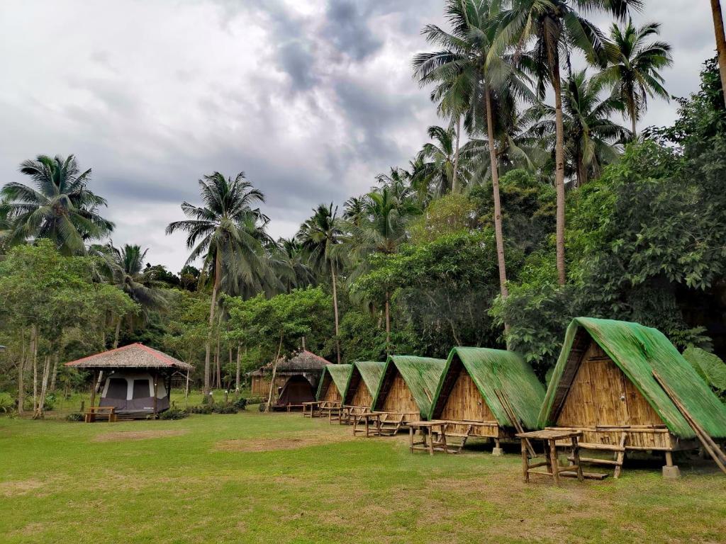 Zahrada ubytování El Nido Beach Camp