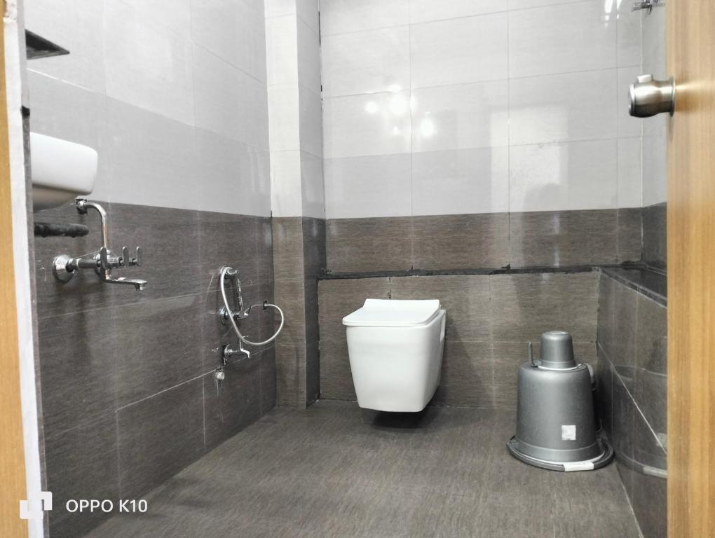 Koupelna v ubytování hotel rudra palace