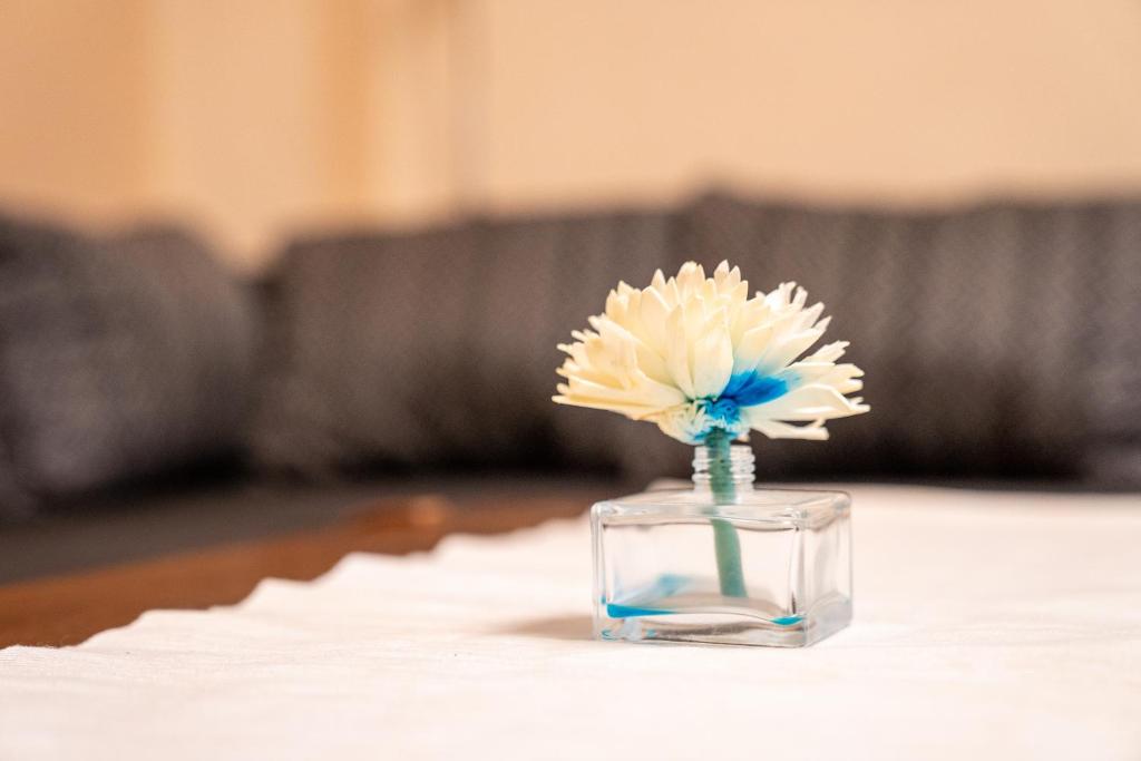 Posteľ alebo postele v izbe v ubytovaní Apartment of Közraktár