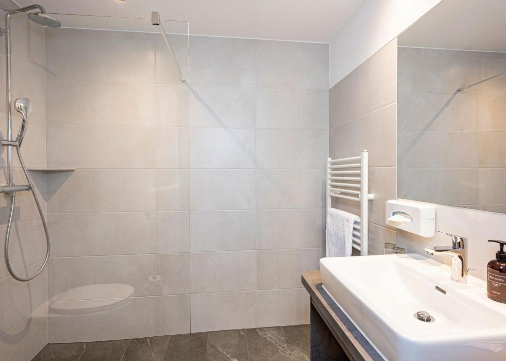 Koupelna v ubytování Hotel Brunner - Reiteralm
