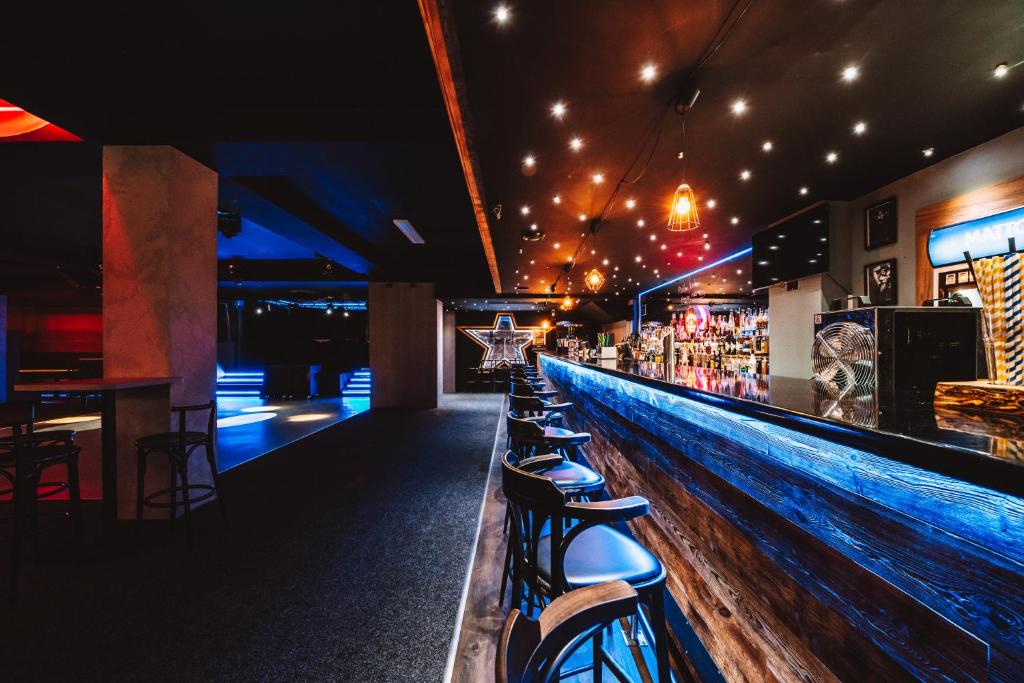 Lounge nebo bar v ubytování Hotel Palcát