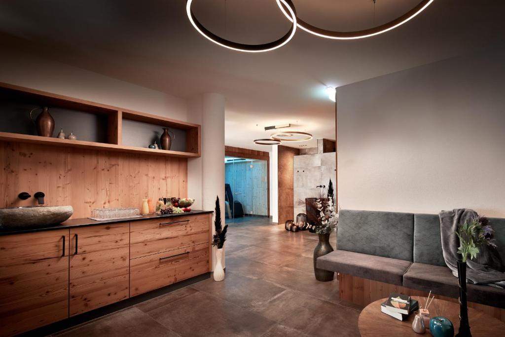 Posezení v ubytování Panoramahotel Burgeck